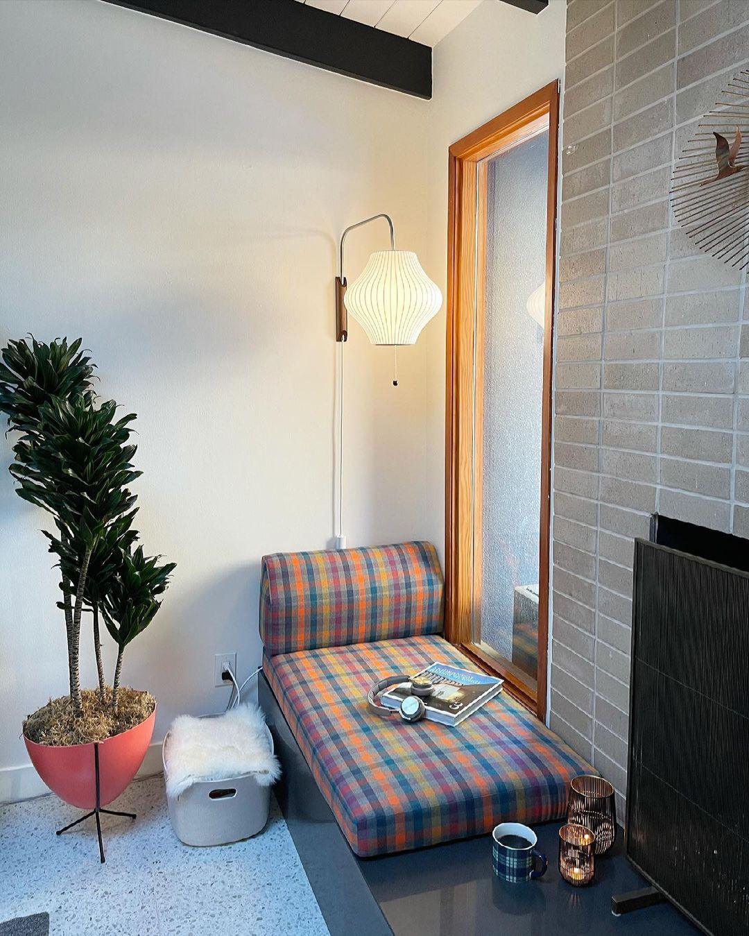 Bubble Ball | Plug In Wall Sconce, Mid Century Swivel Wall Lamp, Globe Bedside Reading Light