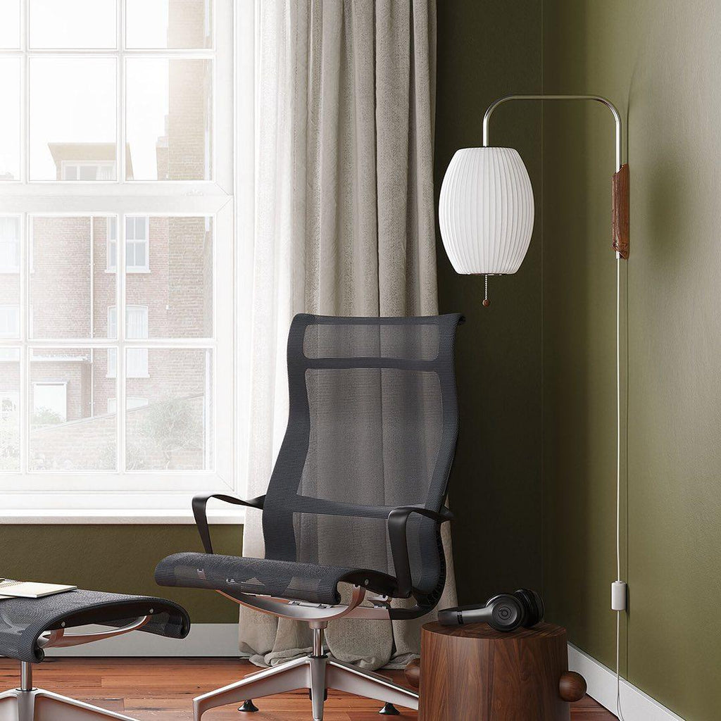 Bubble Ball | Plug In Wall Sconce, Mid Century Swivel Wall Lamp, Globe Bedside Reading Light