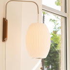 Bubble Ball | Plug In Wall Sconce, Mid Century Swivel Wall Lamp, Globe Bedside Reading Light