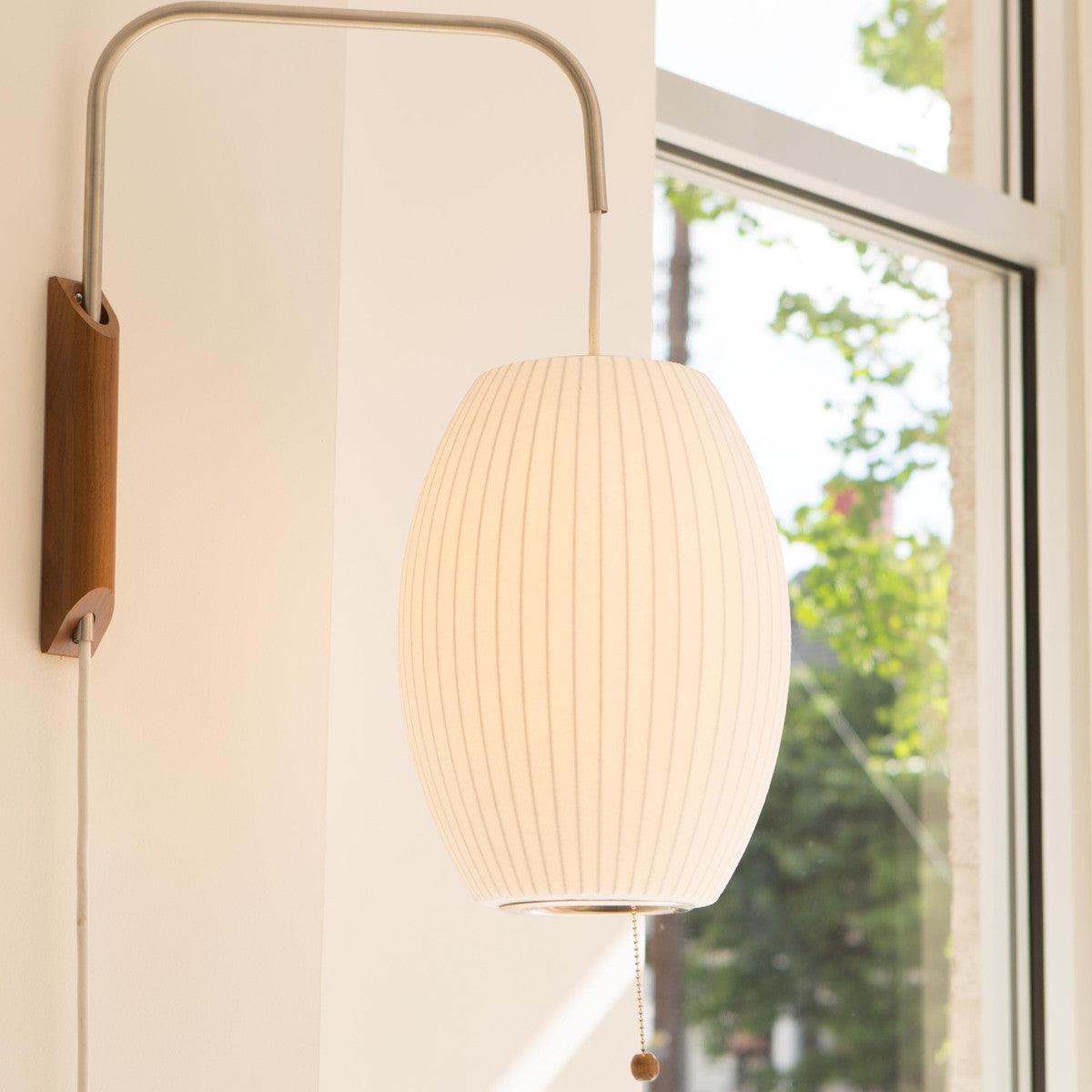 Bubble Ball | Plug In Wall Sconce, Mid Century Swivel Wall Lamp, Globe Bedside Reading Light