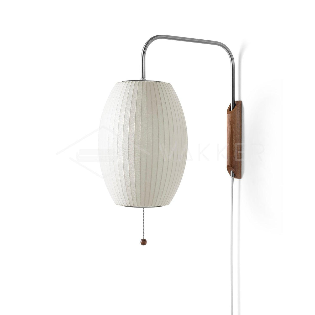Bubble Ball | Plug In Wall Sconce, Mid Century Swivel Wall Lamp, Globe Bedside Reading Light