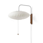 Bubble Ball | Plug In Wall Sconce, Mid Century Swivel Wall Lamp, Globe Bedside Reading Light