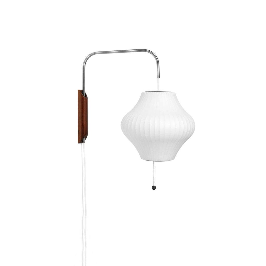 Bubble Ball | Plug In Wall Sconce, Mid Century Swivel Wall Lamp, Globe Bedside Reading Light