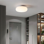 Maga | Modern Flush Mount Ceiling Light, White Pebble LED Ceiling Lamp for Bedroom and Hallway
