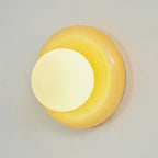 Orla | Onyx Wall Sconce, Natural Stone Globe Wall Light