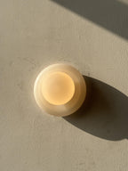 Orla | Onyx Wall Sconce, Natural Stone Globe Wall Light