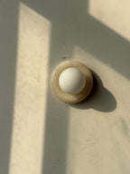 Orla | Onyx Wall Sconce, Natural Stone Globe Wall Light