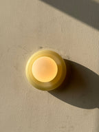 Orla | Onyx Wall Sconce, Natural Stone Globe Wall Light