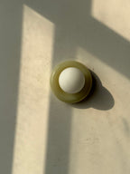 Orla | Onyx Wall Sconce, Natural Stone Globe Wall Light