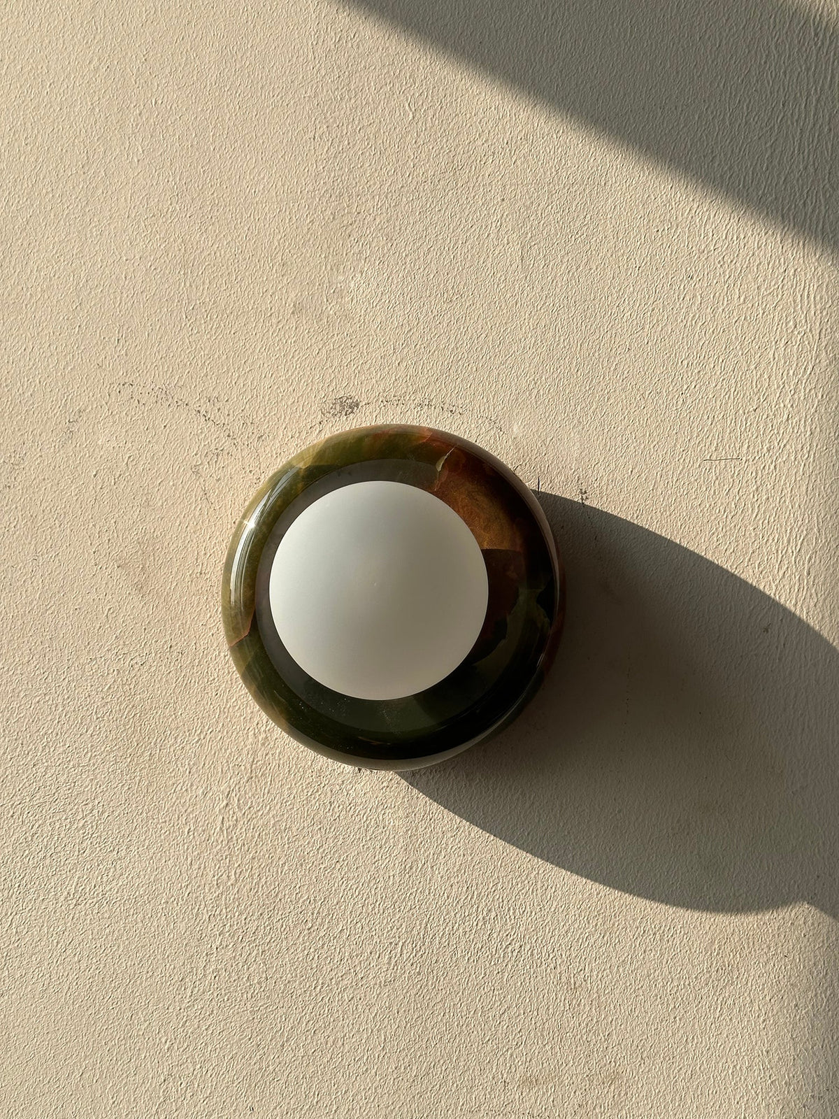 Orla | Onyx Wall Sconce, Natural Stone Globe Wall Light