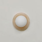 Orla | Onyx Wall Sconce, Natural Stone Globe Wall Light