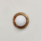 Orla | Onyx Wall Sconce, Natural Stone Globe Wall Light