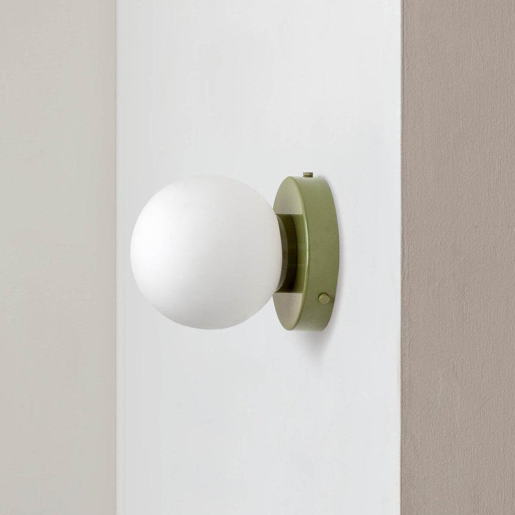 Mochi | Mini Glass Wall Sconce, Small Globe Wall Light in 5 Colors