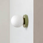Mochi | Mini Glass Wall Sconce, Small Globe Wall Light in 5 Colors
