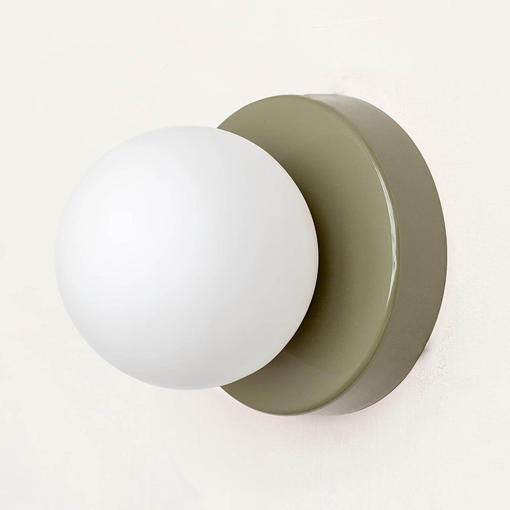 Mochi | Mini Glass Wall Sconce, Small Globe Wall Light in 5 Colors