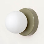 Mochi | Mini Glass Wall Sconce, Small Globe Wall Light in 5 Colors