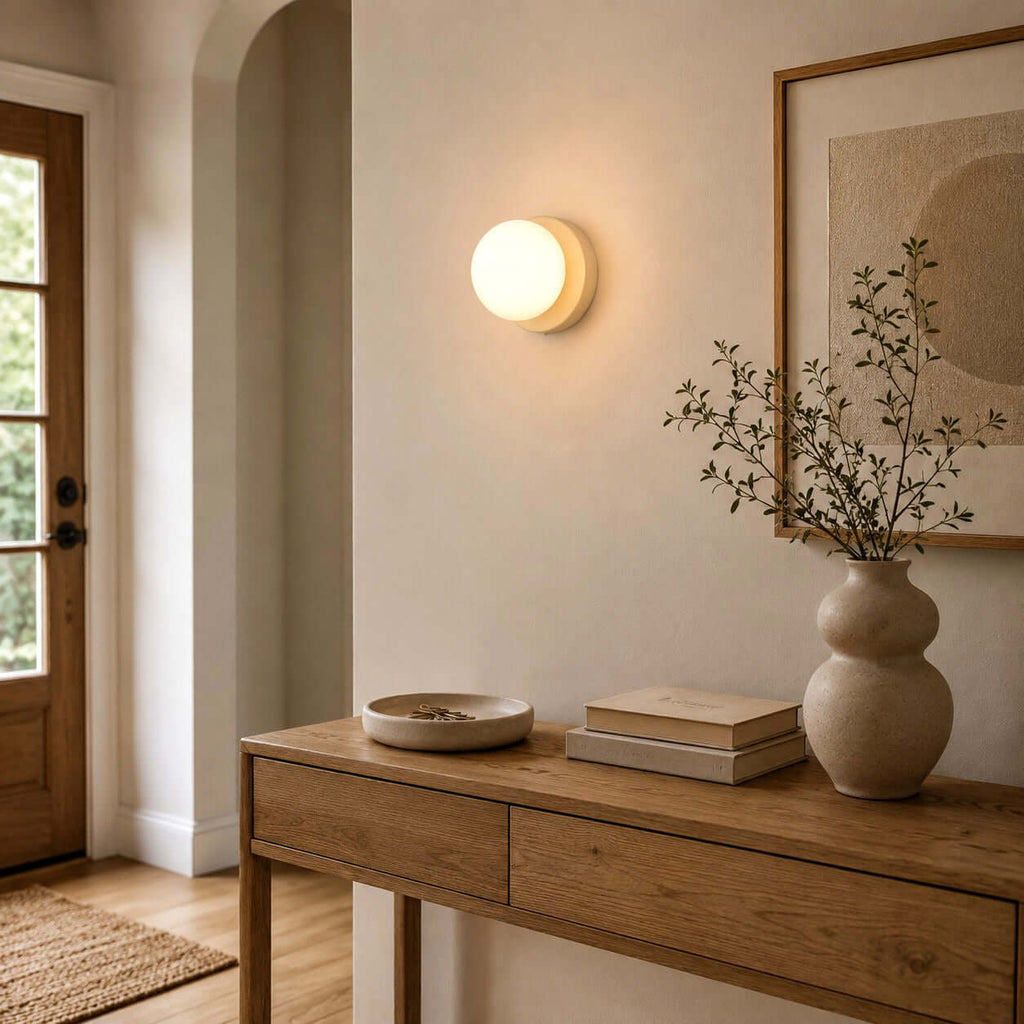 Mochi | Mini Glass Wall Sconce, Small Globe Wall Light in 5 Colors