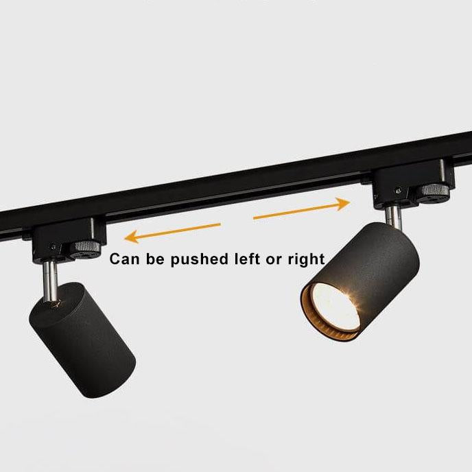 Tubular | LED Track Lighting Kit, Flush Mount Ceiling Spotlights, Adjustable Track Light Fixture