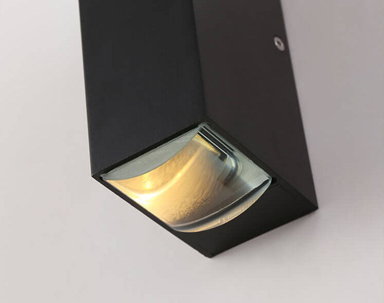 Beam | Rectangular LED Outdoor Wall Sconce, Waterproof Up Down Wall Light for Patio and Porch