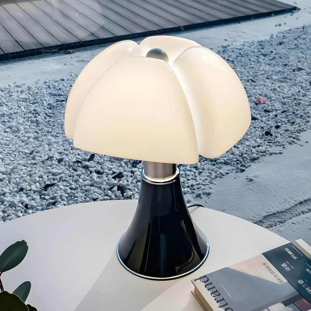 Morel | Mushroom Table Lamp, Large Mid Century Lamp in Black or White, 2 Sizes