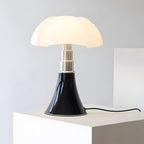 Morel | Mushroom Table Lamp, Large Mid Century Lamp in Black or White, 2 Sizes