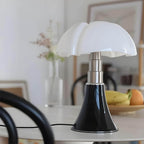 Morel | Mushroom Table Lamp, Large Mid Century Lamp in Black or White, 2 Sizes