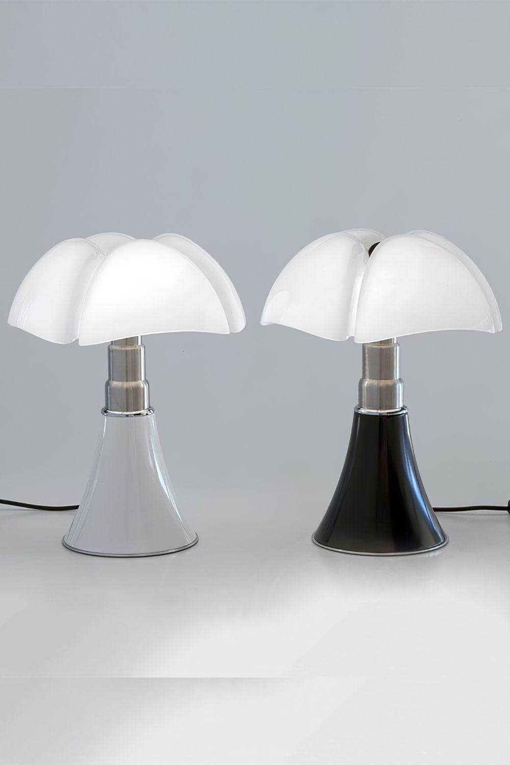 Morel | Mushroom Table Lamp, Large Mid Century Lamp in Black or White, 2 Sizes