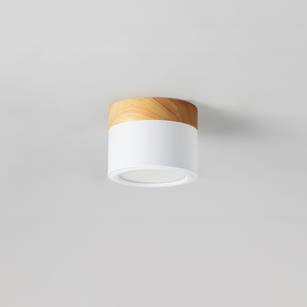 Plafonnier Spot | Wood LED Ceiling Spotlight, Surface Mount Downlight for Hallway, Closet and Living Room