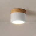 Plafonnier Spot | Wood LED Ceiling Spotlight, Surface Mount Downlight for Hallway, Closet and Living Room