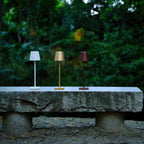 Doku | Cordless Rechargeable Table Lamp, Dimmable Battery LED Lamp for Dining Table and Patio