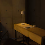 Doku | Cordless Rechargeable Table Lamp, Dimmable Battery LED Lamp for Dining Table and Patio