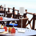 Doku | Cordless Rechargeable Table Lamp, Dimmable Battery LED Lamp for Dining Table and Patio