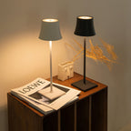 Doku | Cordless Rechargeable Table Lamp, Dimmable Battery LED Lamp for Dining Table and Patio