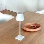 Doku | Cordless Rechargeable Table Lamp, Dimmable Battery LED Lamp for Dining Table and Patio