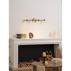 Beaumont | Brass Spotlight Vanity Light Bar, Adjustable Wall Light