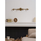 Beaumont | Brass Spotlight Vanity Light Bar, Adjustable Wall Light
