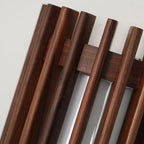 Walnut Slat | Wood Wall Sconce, Japandi LED Wall Light, Mid Century Modern Wall Lamp for Bedroom