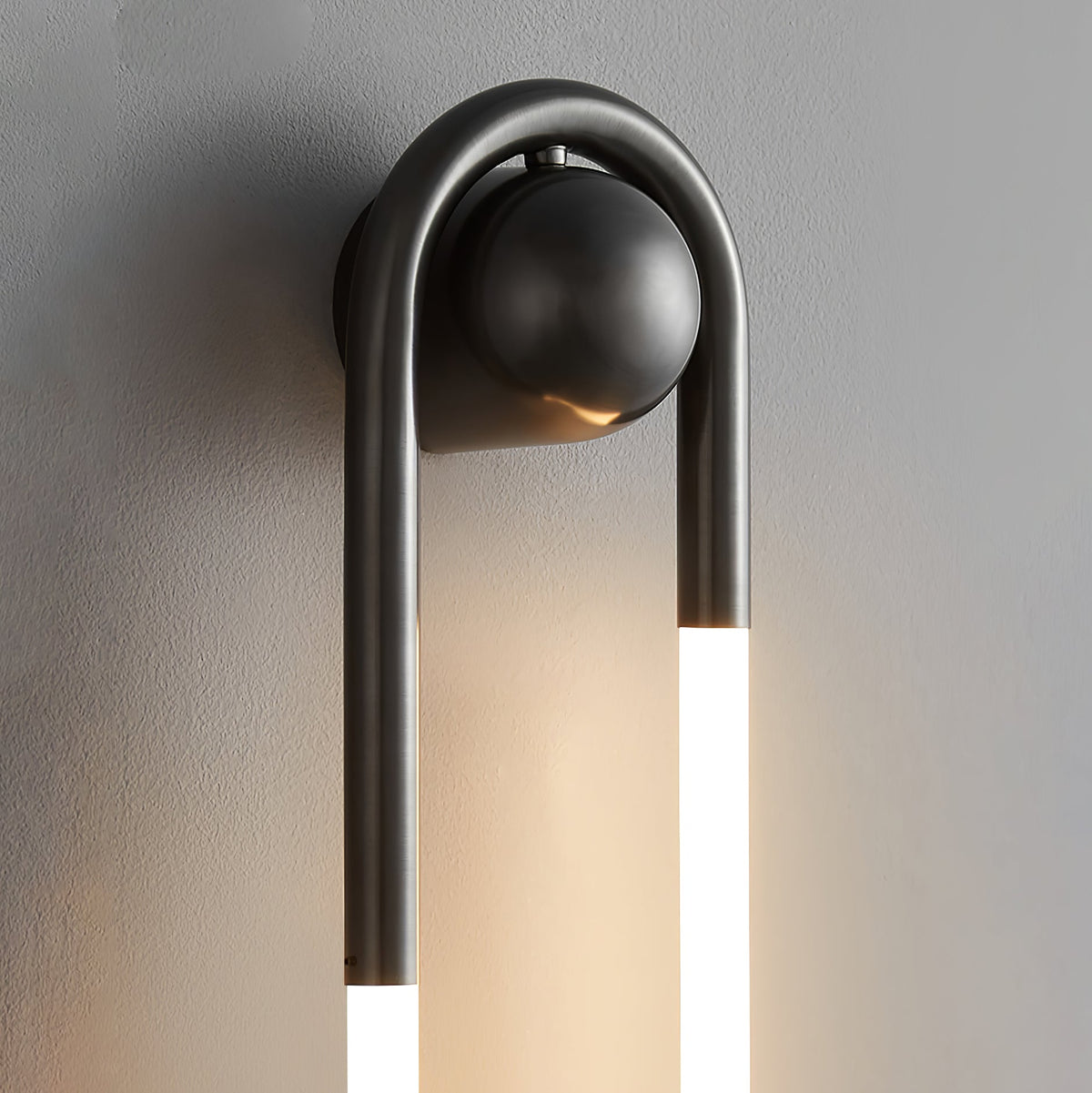 Rudi Loop | Modern LED Wall Sconce, Brass Loop Wall Light for Bedroom, Hallway and Staircase