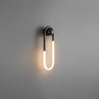 Rudi Loop | Modern LED Wall Sconce, Brass Loop Wall Light for Bedroom, Hallway and Staircase