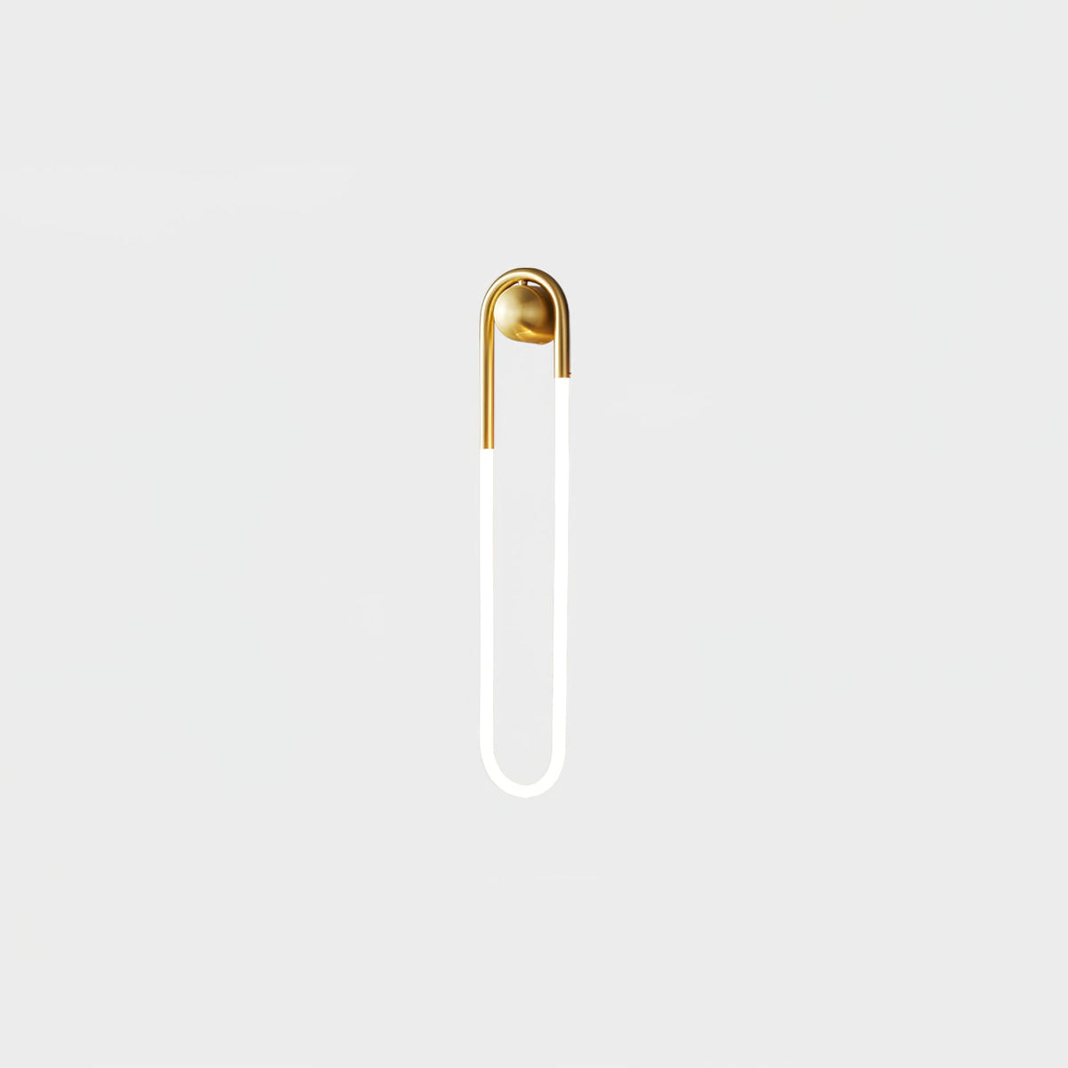 Rudi Loop | Modern LED Wall Sconce, Brass Loop Wall Light for Bedroom, Hallway and Staircase