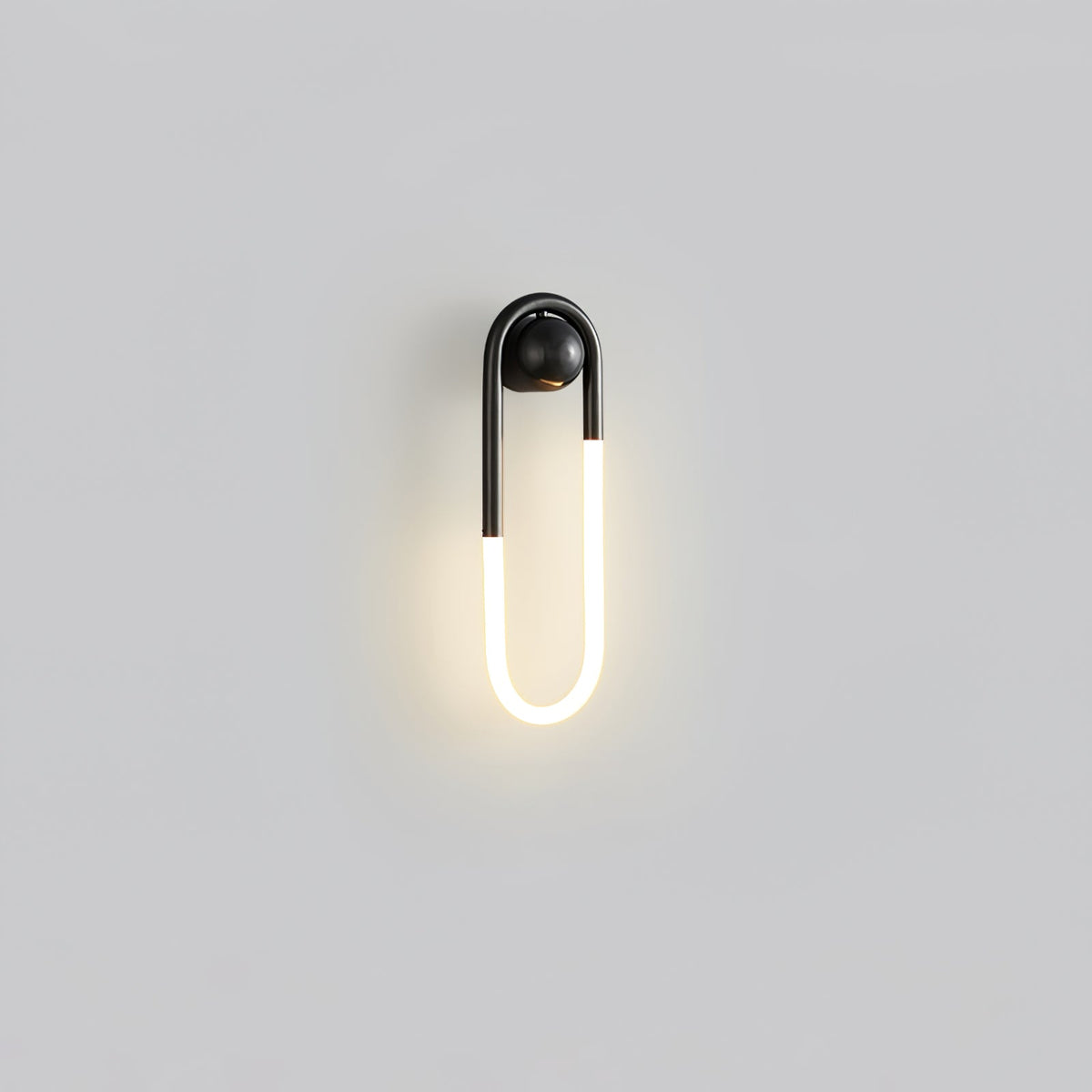 Rudi Loop | Modern LED Wall Sconce, Brass Loop Wall Light for Bedroom, Hallway and Staircase