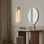 Rudi Loop | Modern LED Wall Sconce, Brass Loop Wall Light for Bedroom, Hallway and Staircase