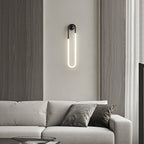 Rudi Loop | Modern LED Wall Sconce, Brass Loop Wall Light for Bedroom, Hallway and Staircase