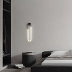 Rudi Loop | Modern LED Wall Sconce, Brass Loop Wall Light for Bedroom, Hallway and Staircase