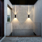 Beam | Rectangular LED Outdoor Wall Sconce, Waterproof Up Down Wall Light for Patio and Porch