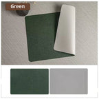 Saddle | Faux Leather Placemats, Double Sided Heat Resistant Waterproof Table Mats, Set of 4 or 6