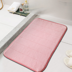 Velour | Plush Bath Mat, Ultra Soft Absorbent Bathroom Rug, Non Slip Machine Washable Shower Mat