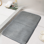 Velour | Plush Bath Mat, Ultra Soft Absorbent Bathroom Rug, Non Slip Machine Washable Shower Mat