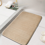 Velour | Plush Bath Mat, Ultra Soft Absorbent Bathroom Rug, Non Slip Machine Washable Shower Mat