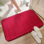 Velour | Plush Bath Mat, Ultra Soft Absorbent Bathroom Rug, Non Slip Machine Washable Shower Mat